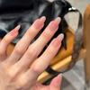 Чистое Желание Ледяной Прозрачный Нюдовый Маникюр: Нежные отбеливающие накладные ногти