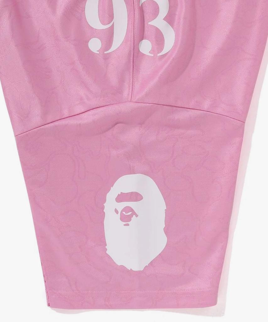 Beipeu Line Camo Multi-Logo Relaxed Fit Football Jersey (M) Pink