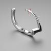 Minority Silver Plate Women Party Punk Men Accessories Men Hoop Earrings Ear Buckle Korean Earrings