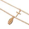 Classic Cross Multi-layer Necklace Jesus Virgin Mary Chain Pendant Necklace for Women Jewelry Gift