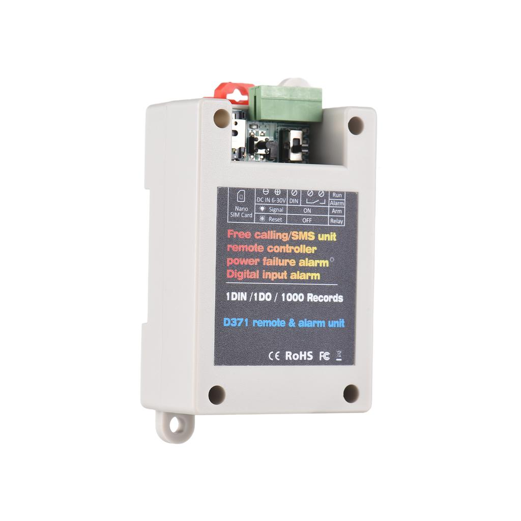 GSM Gate Opener Relay Switch 2G Remote Controller Phone Call SMS Power-off Alarm Switch Input Alarm