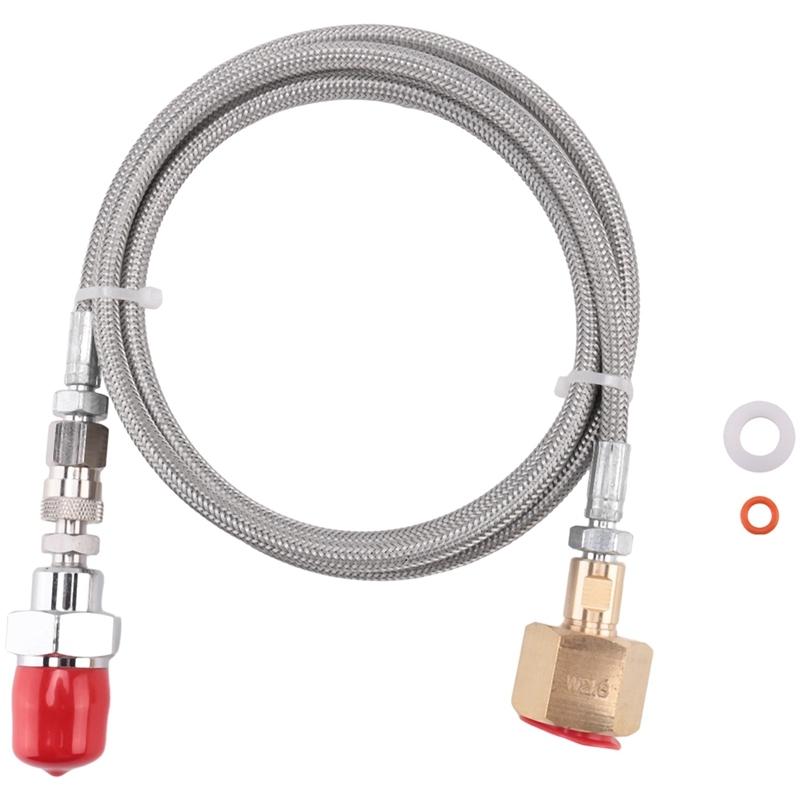 CO2 Adapter High Pressure Hose For Grohe Blue Home Water Carbonators CO2 Transfer 1.5 M Transfer Hose Durable Easy tall