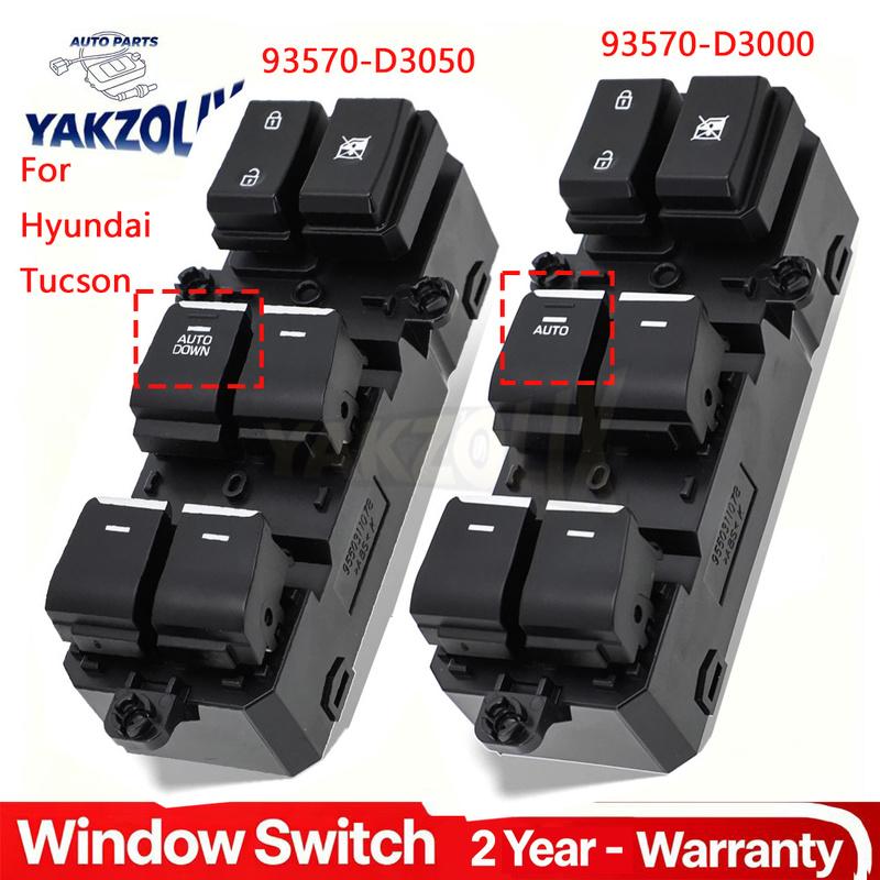 For Hyundai TUCSON 2016 2017 2018 LHD Window Control Switch Glass Lifter Button Car Accessories 93570-D3000 93570-D3050