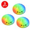 Cute Smile Face Dumpling Squishy Toys Soft Touch Slow Rebound Decompression Stress Relief Toys Set Office Home Decor Xmas Gifts
