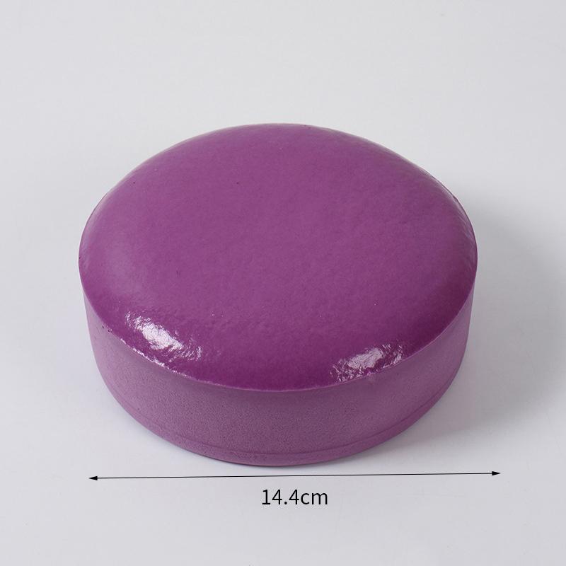 1Pc Cheese Bread Squishy Stress Toy Slow Rebound Squeeze Fidget Toy For Anxiety Adhd Relief Office Home Use