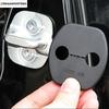 Car Door Lock Cap Protector Decoration Cover Trim Fit For Nissan Leaf 2018 -  Black Plastic Interior Accessories