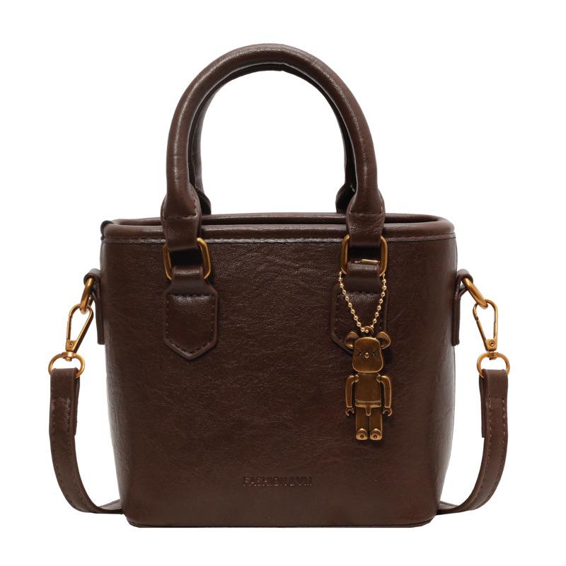 Handbag Women's New Solid Color Versatile Fashion Shoulder Messenger Bag