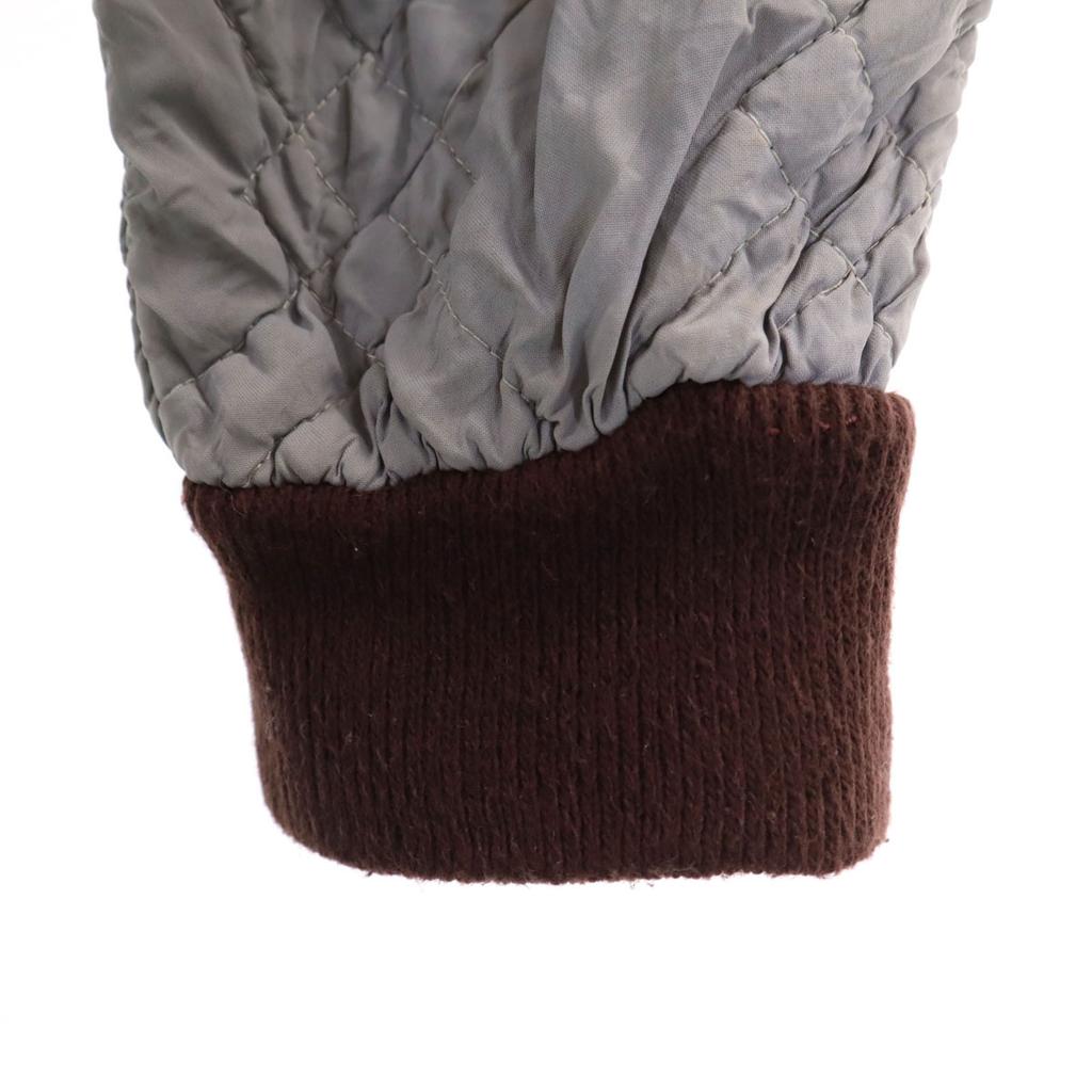 REFRIGIWEAR 50s Lightning Zip Vintage Quilted Jacket M Ice Gray System Men's Used