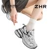 ZHR Shoes for Women, Mesh Breathable Thick-Soled Height-Increasing Casual Shoes