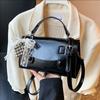 Commuter Portable Small Square Bag Women's New Solid Color Fashion Casual Versatile Shoulder Messenger Bag