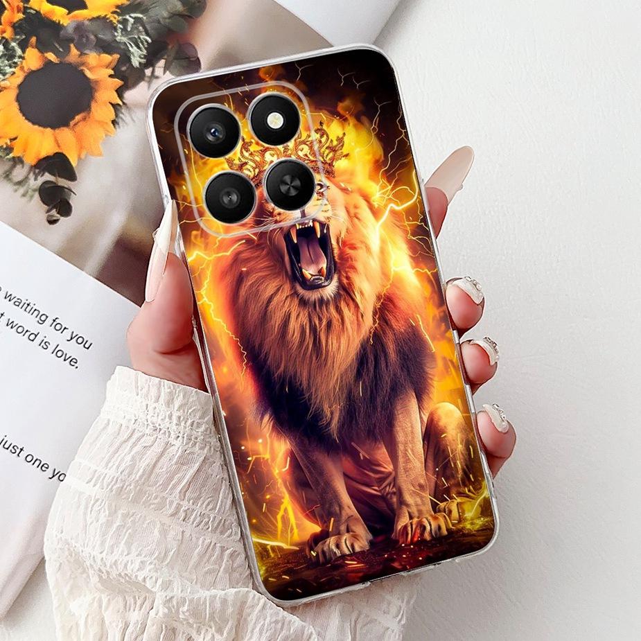 Чехол для Honor 400 Smart 5G LGN-NX1 Милый Кот Расписной Чехол Мягкий Силиконовый Чехол Для Honor X7d 4G HonorX7d 5G Honor400 Smart Бампер