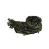 Silk Houndstooth Tactical Desert Scarf with Tassels for Outdoor Use