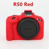 Мягкий силиконовый чехол для корпуса камеры с рисунком личи для Canon EOS 5D3 5D4 R50 R6 R6II R8, резиновая накладка-скин