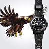 Casio Мужские часы Pro Trek из нержавеющей стали, водонепроницаемость 100 м, цифровые, с будильником, кварцевые, PRW-61NJ-1