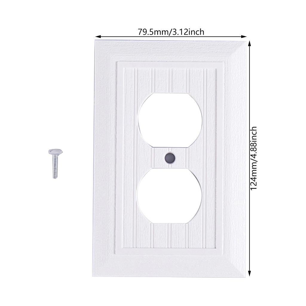 Electric Socket Plug Covers Electrical Receptacle Wall Plate Faceplates Covers Light Switches Socket Cover Enduring
