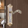 Ретро европейский дверной замок с рычагом, дверная врезная ручка, ручка безопасности 35-45 мм