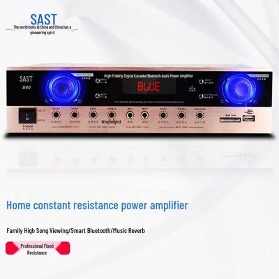 SAST D60 Bluetooth Домашний KTV Усилитель мощности CN вилка (адаптер в комплекте)