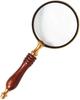 Brass Manifer Magnifying Glass with Leather Storage Case, Handmade Magnifying Lance, Classic Look