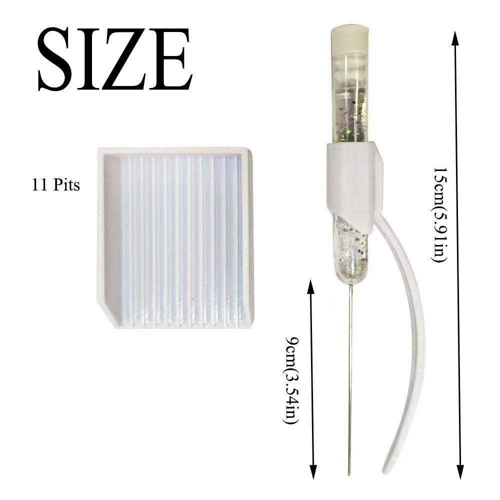 Набор пинцетов из нержавеющей стали для бисероплетения PP Ручная работа Бусины Игрушка 2,6 мм Пинцеты для алмазной живописи Подарок