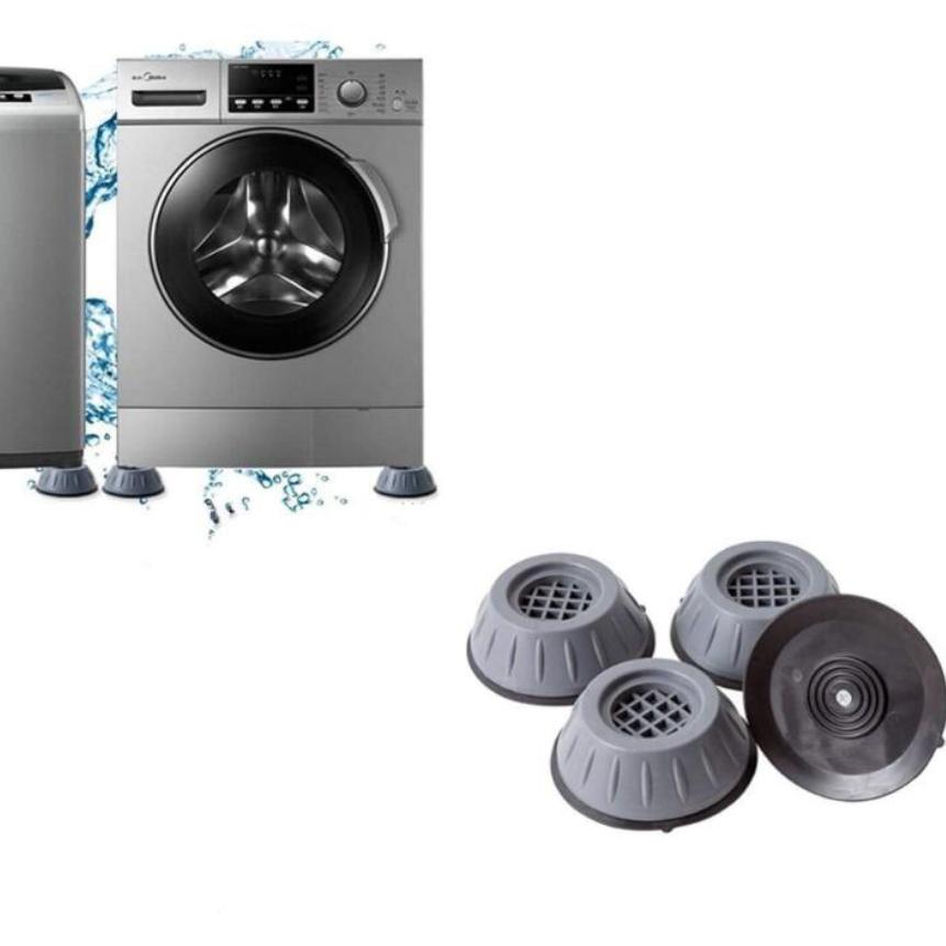 4 шт., противоударные и шумоподавляющие стиральные машины, шумоподавляющие, противоскользящие, антивибрационные, резиновые подушечки для ног для стиральной машины