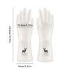 New Gloves For Kitchen Cleaning Transparent Printed Latex Gloves Laundry And Dishwashing Gloves Rubber Gloves