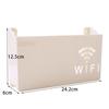 Home Wireless Router Storage Box Punch-free WiFi Wall-mounted Decoration Set-top Box Rack