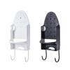 Door Wall Mounted Ironing Board Storage Holder Heat-resistant Hotel Household Electric Iron Hanging Rack Hair Dryer Stand