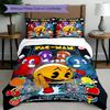 3pcs Duvet Cover Set (1*Duvet Cover + 2*Pillowcase, Without Core),PAC Print Bedding Set, Bedroom Decor, All‑Season, Birthday Gift