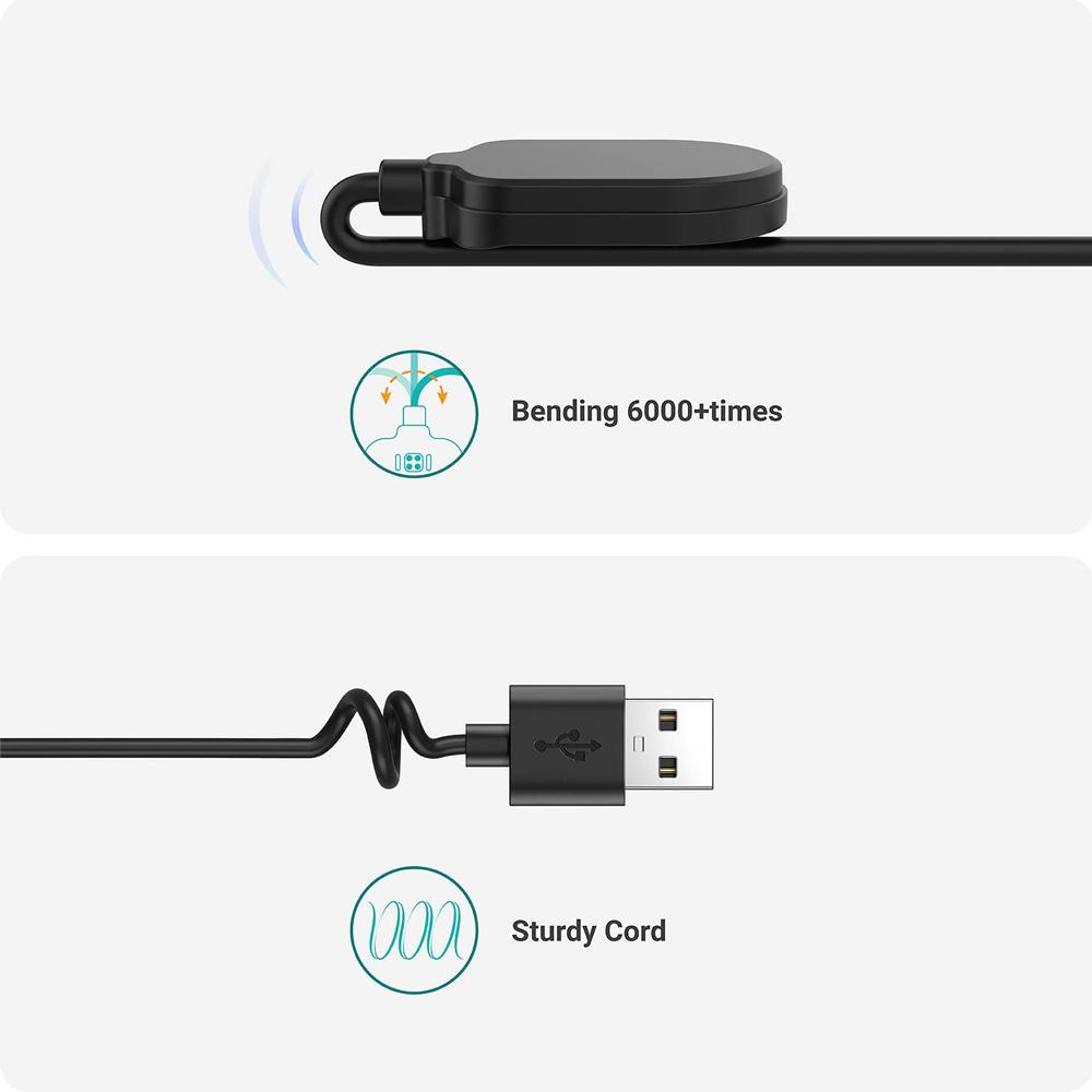 Зарядное устройство для Garmin MARQ 2 USB-C и зарядный кабель для умных часов MARQ2 Gen2 Adventurer/Driver/Aviator/Captain/Athlete/Golfer