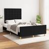 VidaXL Bed Frames with Headboard, Upholstered Bed, Double Bed, Adult Bedroom Interior Bed, Modern, Black 3270543