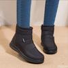 Fashion New Minimalist Comfortable Versatile Cotton Shoes Casual Low Cut Flat Heel Winter Short Cut Cold Resistant Snow Boots for Women