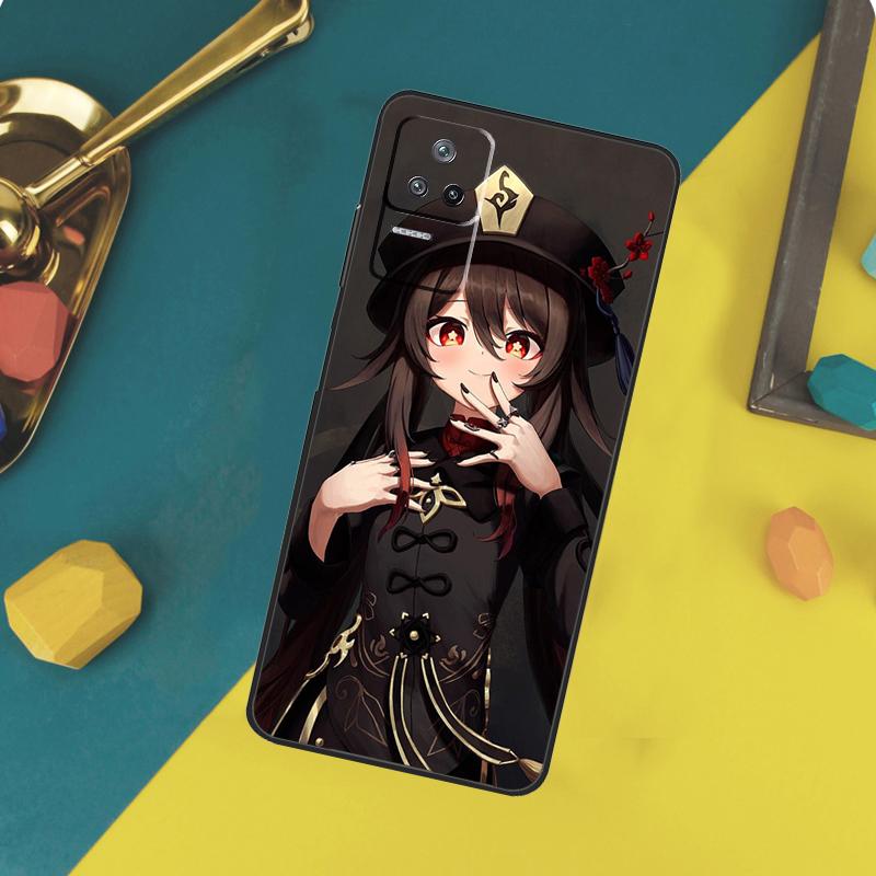 Чехол Genshin Impact Ху Тао для Xiaomi 13T 11T 12T 14T Pro 13 14 15 Ultra POCO X7 Pro X3 X5 X6 F5 F6 M6 Pro Funda
