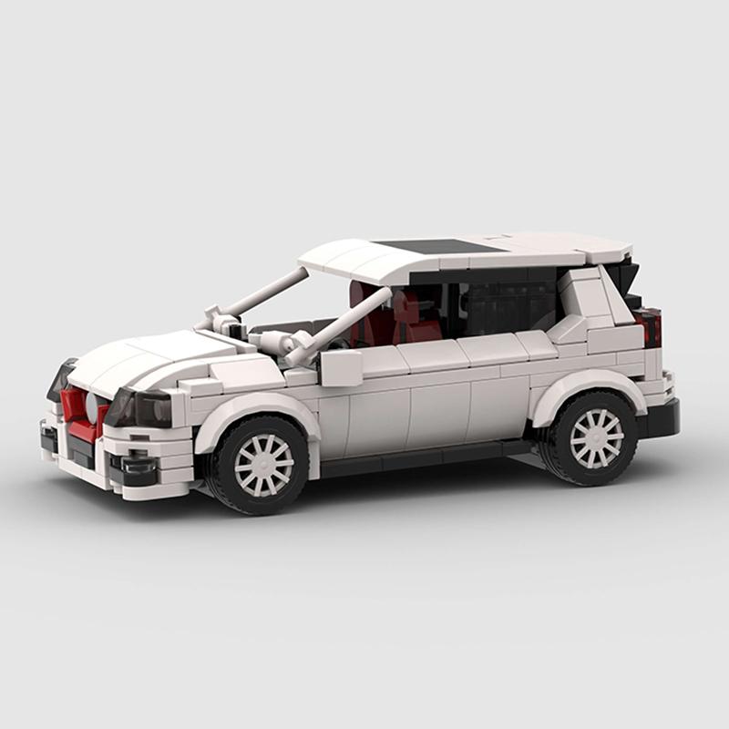 MOC Машина CIVIC Гоночный автомобиль Модель скорости Строительный блок Супергонка раллийный спорт кирпичик Игрушка Рождественский подарок Город Технический