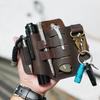 VIPERADE PJ16 Leather Belt Knife Tool Leather Knife Leather Leatherman Flashlight Holster with EDC Pocket Organizer Sheath, Sheath, Men's Sheath,