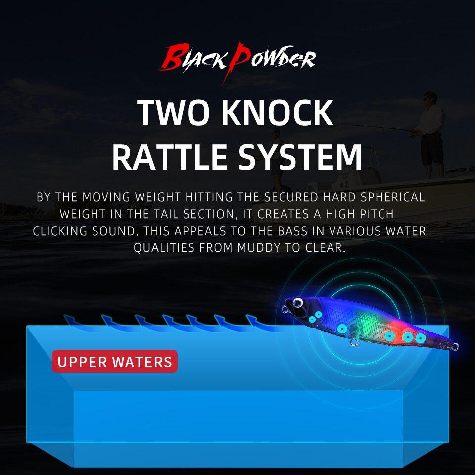 BEARKING ЧЕРНЫЙ ПОРОШОК, 10 см, 8,7 см, популярная модель, рыболовные приманки, жесткая приманка, 30 цветов, качественный карандаш, профессиональная приманка, прогулка с собакой