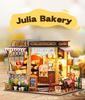 (t-FREAK) Dollhouse DIY Kit Set Miniature Bakery Julia Bakery