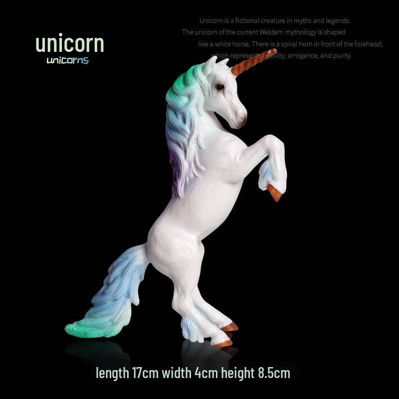 European Pegasus & Unicorn Figurine - Mythical Magic Creature Model
