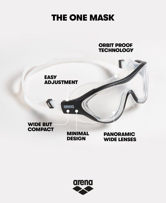 Masque de plongée - Arena - 003148-104-NS - Anti-buée - Joints Orbit-Proof - Verres foncés