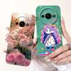 Чехол для Redmi A3 Милый Мультяшный Кот Эстетичный Цветочная Девочка Мальчик Ударопрочный Силиконовый Задний Чехол Для Xiaomi Redmi A3 Чехол для Телефона Coque