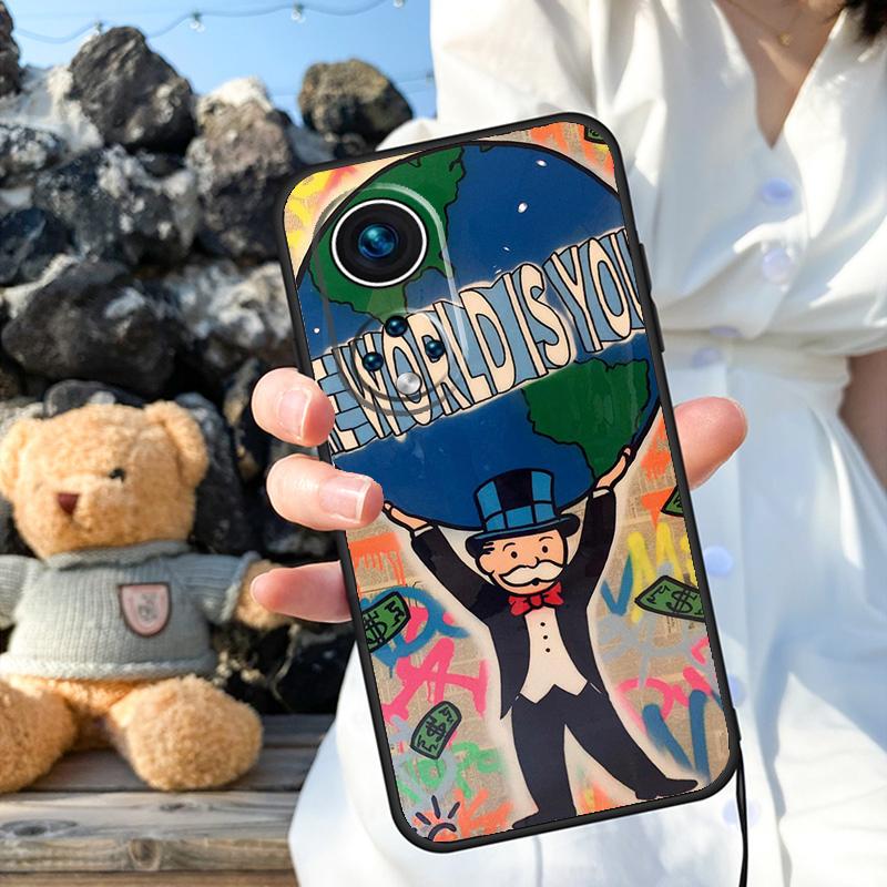 Dollar M-Monopolys Case For Honor Magic 6 Pro 90 70 50 Magic 5 Lite X6 X7 X8 X9 X6a X7a X8a X9a X8b X9b Cover