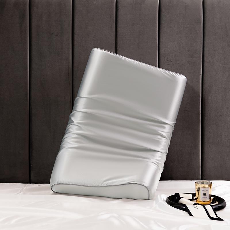Satin Silk Pillowcase for Memory Foam and Latex Pillow Solid Cushion Cover Hair Skin Protect Decorative Case 30x50cm/40x60cm