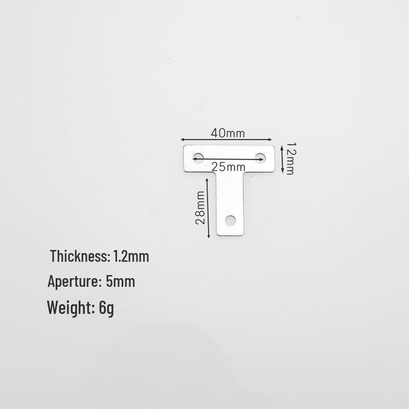 Угловой кронштейн усиления из нержавеющей стали, плоский и Г-образный, соединитель