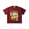 260 GSM Double Yarn 32 Count 100% Cotton Dandadan V31 Turbo Granny Print Unisex Heavy Cotton T Shirt