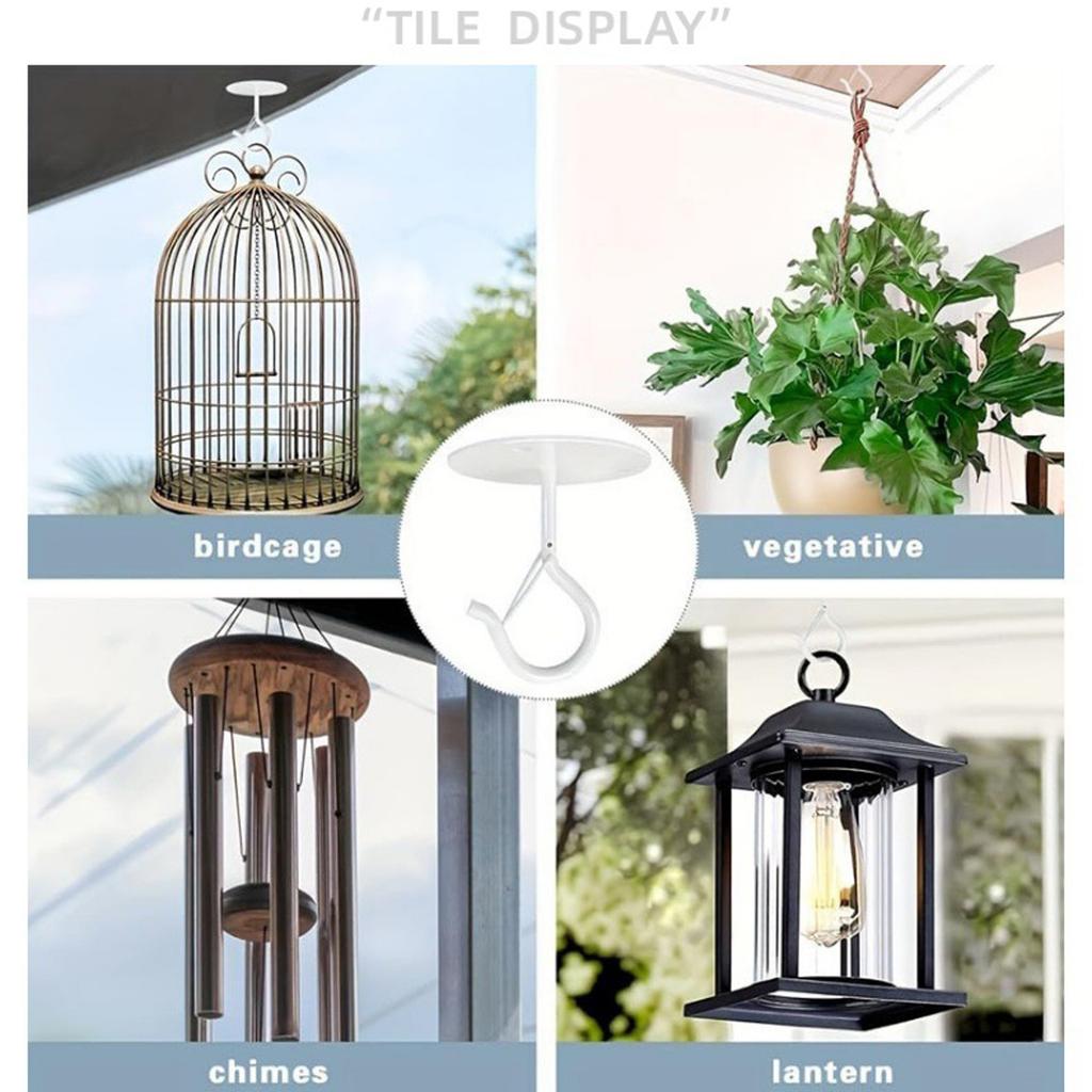 Plant Hooks & Hangers Wall Mount Hangers Hanging Basket Hooks Ceiling Hooks for Hanging Plants Metal Plant Bracket