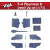 Детали для модели HMA Phantom II Detail Up Set из пластика 1/72 F-4