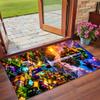 Minecraft Print Crystal Velvet Plush Rug Anti?Slip Wear?Resistant Floor Carpet For Indoor Household Home Decoration