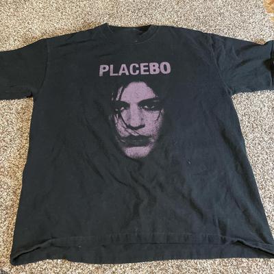 Подарок для фаната на тур Placebo Футболка унисекс, все размеры от S до 5XL