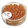 Rocailles,2.6 Mm Av. Silver Trim, 16 G Box, Orange