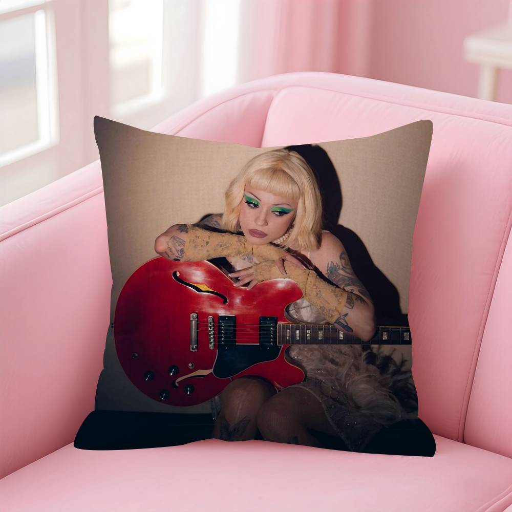 Singer MMon Laferte Music  Cushion Cover Car Throw Pillow Case For Sofa Car Christmas Gift 40x40cm 45x45cm