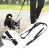 Поводок для собак Hands Free Регулируемый черный многофункциональный поводок для дрессировки собак для щенков маленьких и средних собак, принадлежности для служебных собак, можно стирать